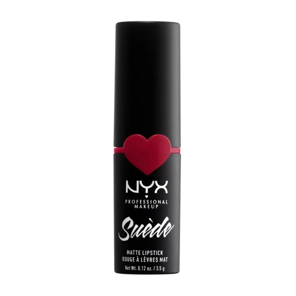 NYX Suede Matte Lipstick Shade: Spicy (true red) 🆕